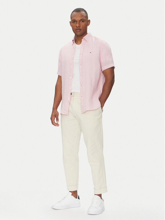 Tommy Hilfiger Tommy Hilfiger Camicia MW0MW35207 Rosa Regular Fit