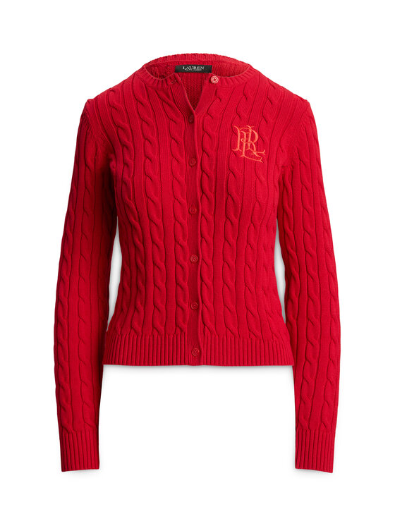 LAUREN RALPH LAUREN LAUREN RALPH LAUREN Strickjacke 200932225015 Rot Regular Fit
