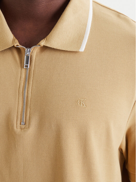Calvin Klein Calvin Klein Polo särk LV04LF214G Kollane Regular Fit