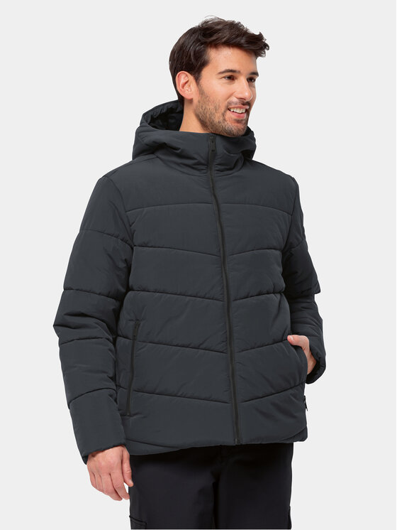 Jack Wolfskin Jack Wolfskin Žieminė striukė Karolinger Jkt 1207831 Juoda Regular Fit