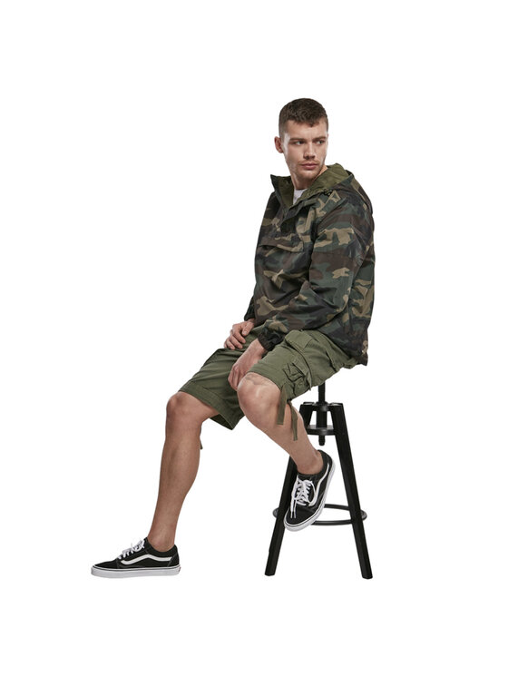 Brandit Brandit Szorty materiałowe 2001.1 Zielony Regular Fit