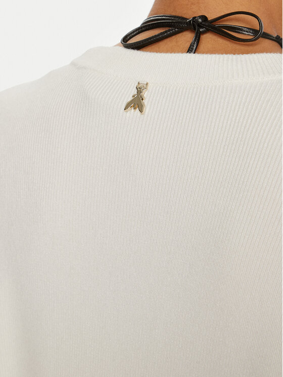 Patrizia Pepe Patrizia Pepe Maglione 8K0238 K207-W146 Bianco Regular Fit