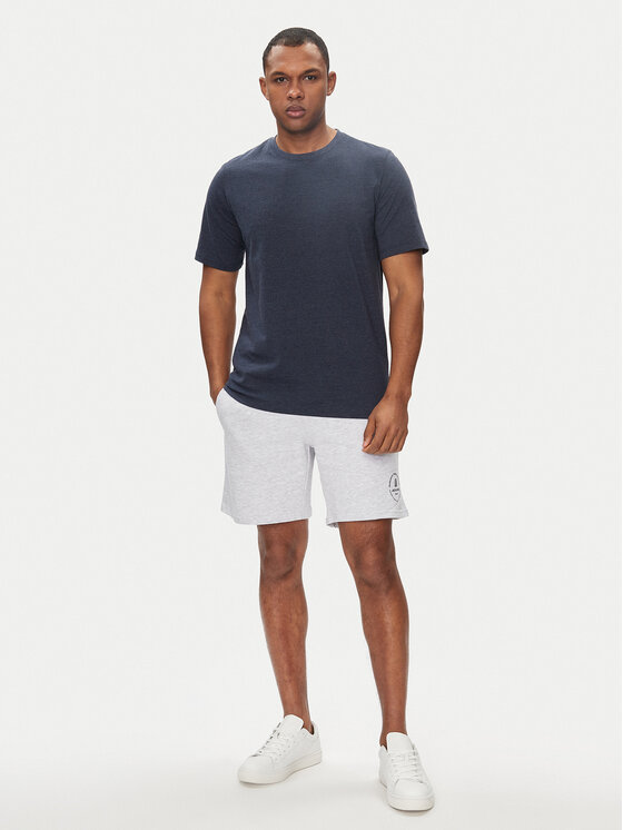 Jack & Jones Jack & Jones T-Shirt 12222887 Granatowy Standard Fit