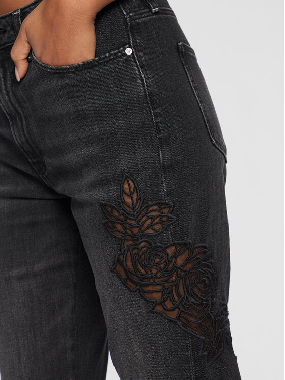 Jeans W3RA16 D4QD5 Nero Regular Fit