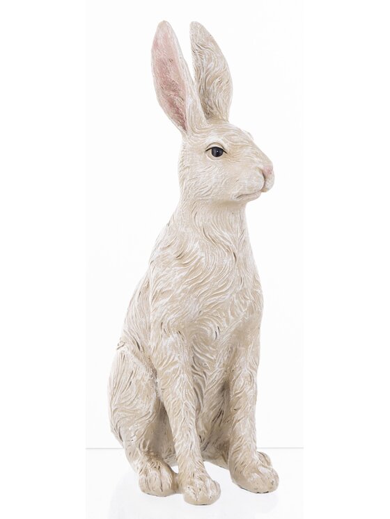 MIAhome MIAhome Figurka królik 32x12x15 cm PELUCHE Biały