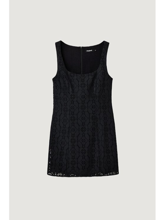 Desigual Desigual Sukienka codzienna VEST NEWCASTLE Czarny To Fit