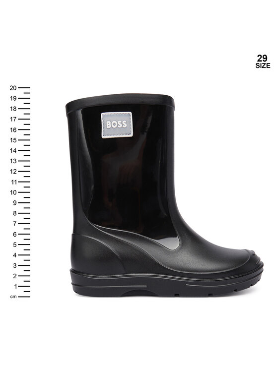 BOSS BOSS Gumáky J52581 S Čierna
