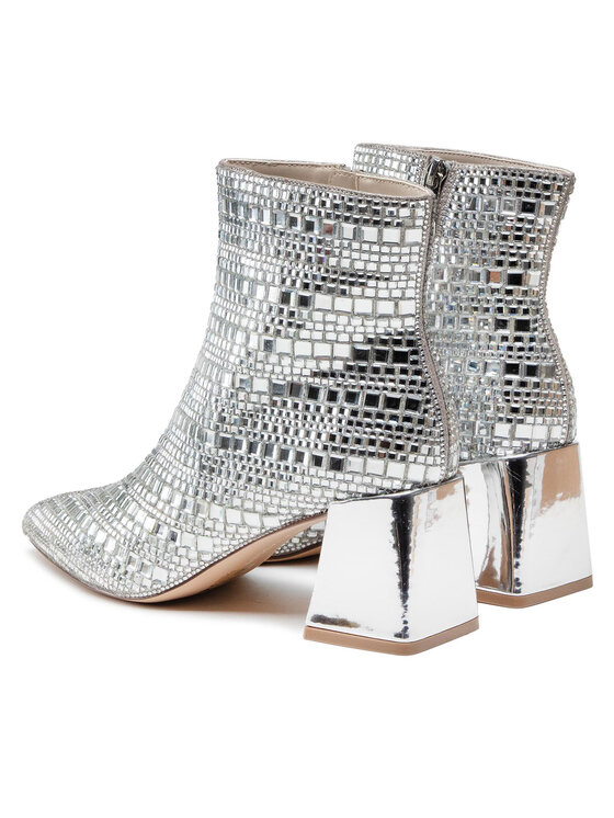 Steve Madden Steve Madden Botine Elaria-R SM11001624-02003-998 Argintiu