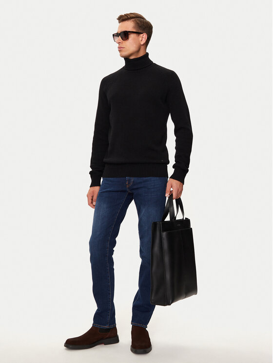 Liu Jo Liu Jo Rollkragenpullover QF4018 MA37C Schwarz Regular Fit