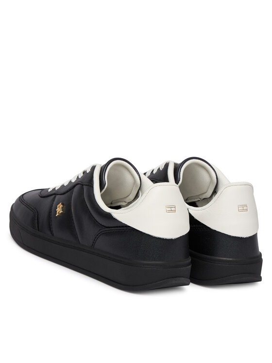 Tommy Hilfiger Tommy Hilfiger Sneakers Th Heritage Shiny Sneaker FW0FW09179 Negru