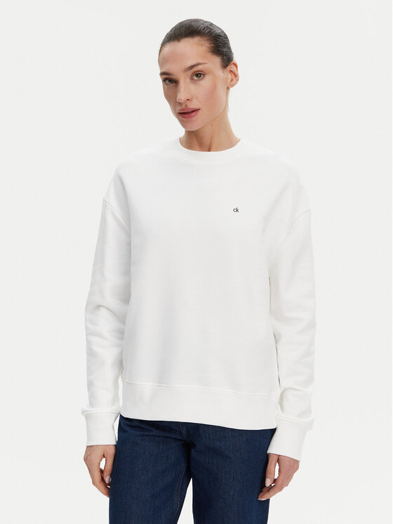 Calvin Klein Calvin Klein Pulóver K20K208092 Fehér Regular Fit
