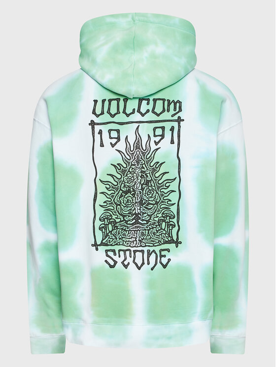 Volcom Volcom Felpa Trippin Dye A4112306 Verde Loose Fit