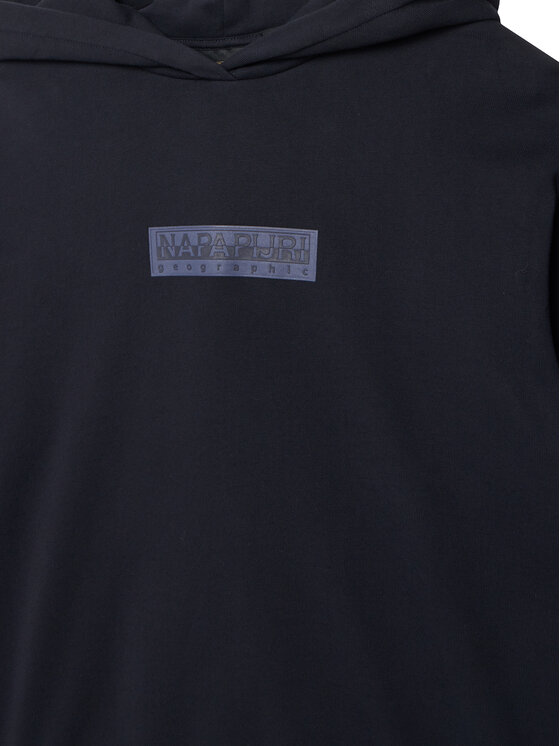 Napapijri Napapijri Majica dugih rukava B-New Box Logo NP0A8BA9 Tamnoplava Loose Fit