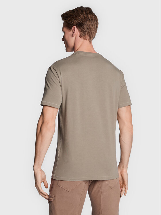 T-shirt Ermak M3RI05 J1314 Verde Slim Fit