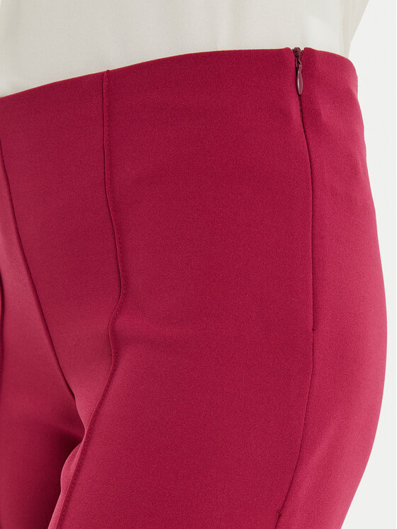 Rinascimento Rinascimento Hlače CFC0121355003 Tamnocrvena Regular Fit