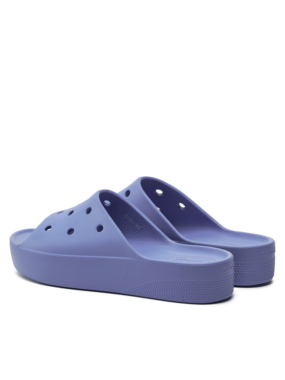 Crocs Crocs Klapki Classic Platform Slide 208180 Niebieski