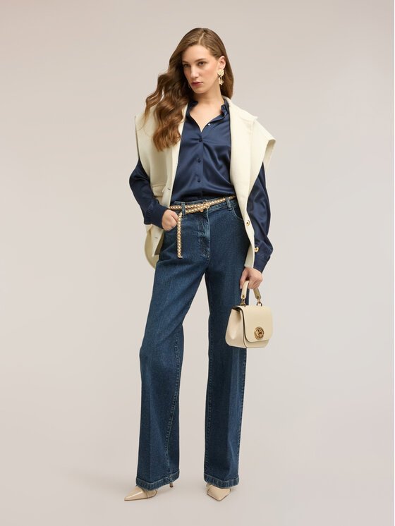 Motivi Motivi Jeans P572Q004325N034 Blu Over Fit