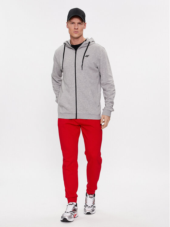 4F 4F Суитшърт 4FAW23TSWSM695 Сив Regular Fit