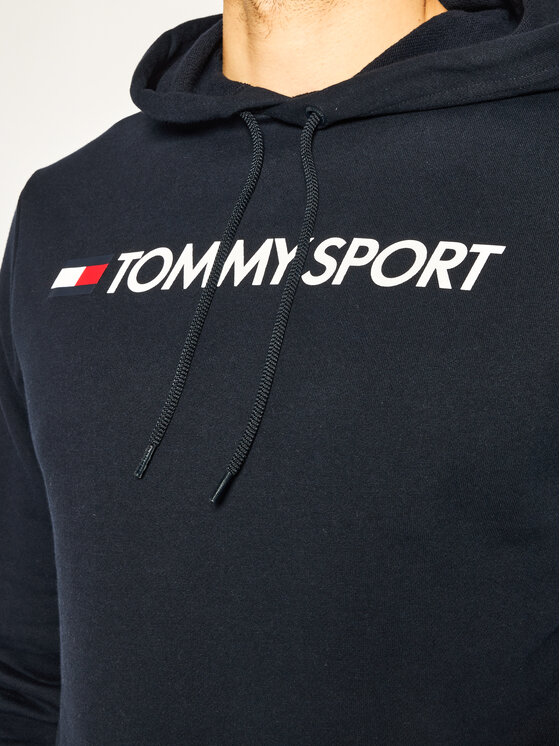 Tommy Sport Tommy Sport Bluză Logo S20S200363 Bleumarin Regular Fit