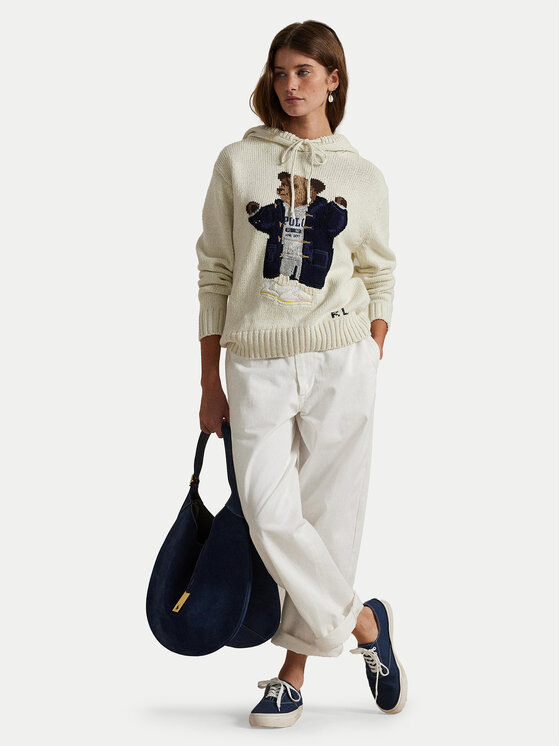 Polo Ralph Lauren Polo Ralph Lauren Sweter 211972802001 Beżowy Relaxed Fit
