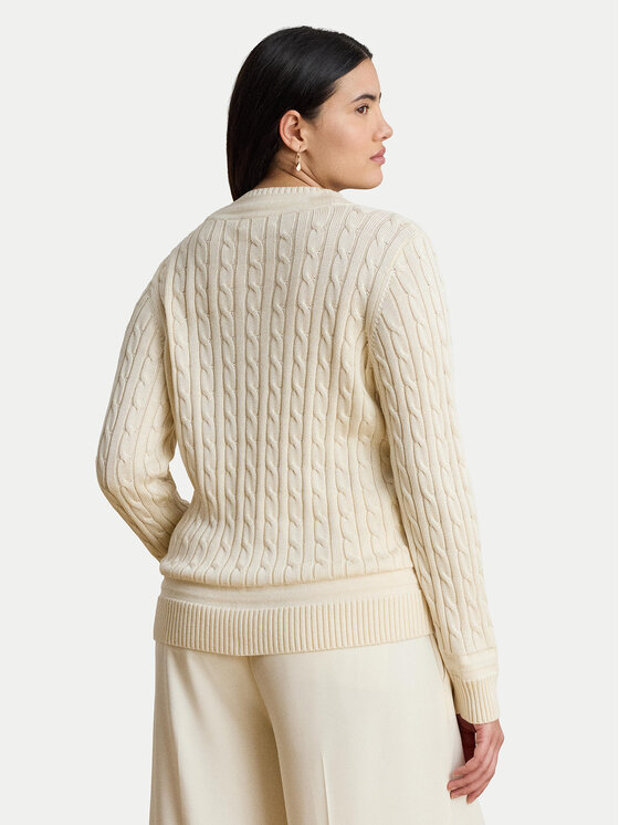 LAUREN RALPH LAUREN LAUREN RALPH LAUREN Pulover 200888795011 Kremna Relaxed Fit