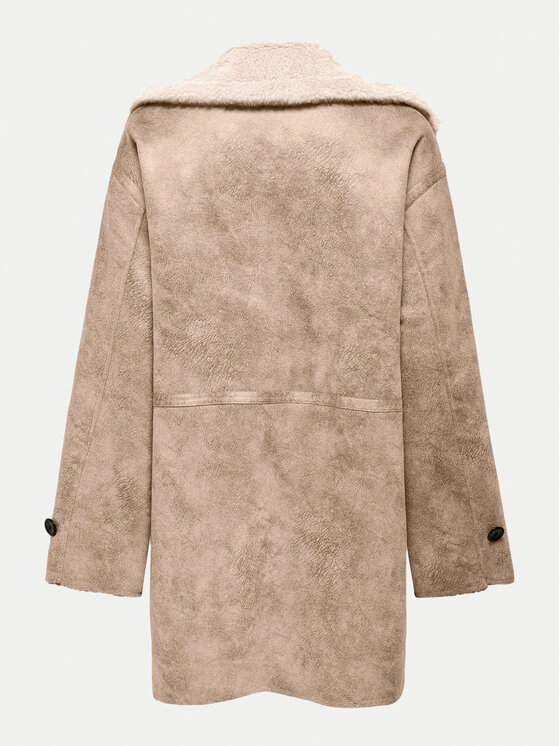 ONLY ONLY Kunstkarusnahk Ylva 15322402 Beež Regular Fit