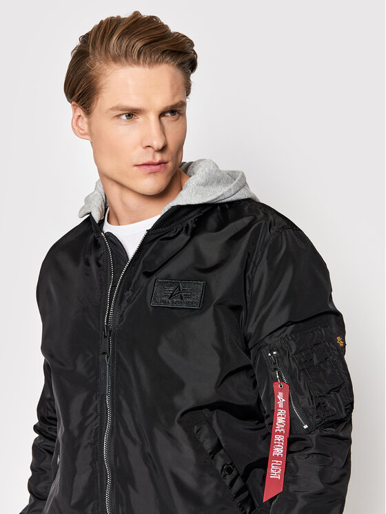 Alpha Industries Alpha Industries Kurtka przejściowa Ma-1 Tt 106103 Czarny Regular Fit