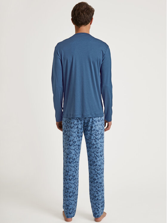 Calida Calida Pyžamo 41688 Tmavomodrá Regular Fit