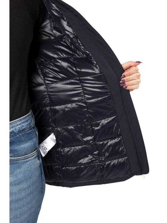 Yes Zee Yes Zee Giubbotto invernale Giubbotto donna Blu scuro Regular Fit