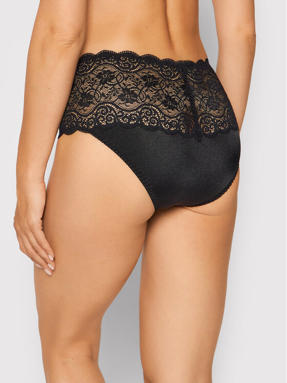 Triumph Triumph Klasiskās biksītes ar augstu jostas daļu Amourette 300 Maxi X 10166772 Melns
