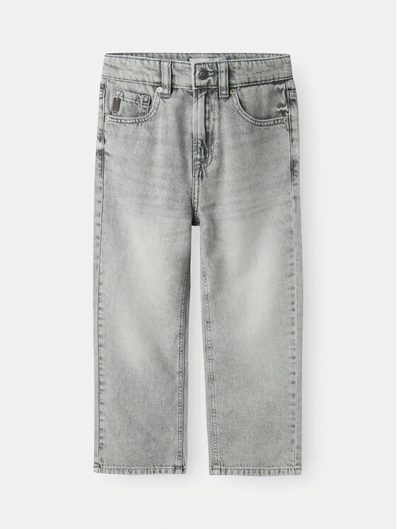 NAME IT NAME IT Jeans hlače Ryan 13224456 Siva Straight Fit