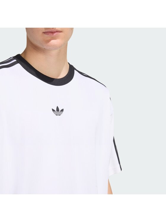 adidas adidas T-shirt adicolor Jacquard KD5829 Bijela Loose Fit