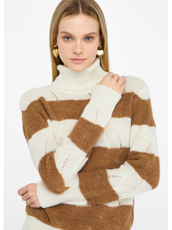 Liu Jo Liu Jo Maglione MF5419MA58PD3737 Beige Regular Fit