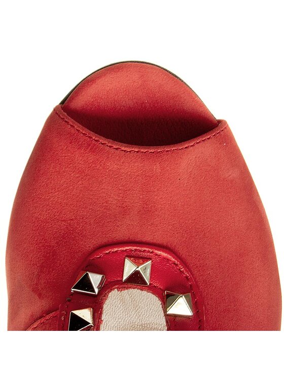 Scarpe stiletto B3898 Rosso