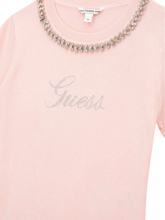 Guess Guess Pulover J6RR14 Z2NQ2 Roz Regular Fit