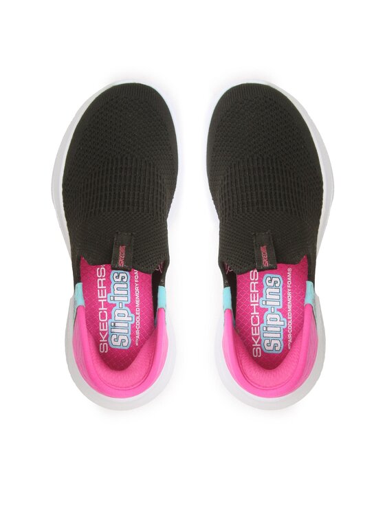 Skechers Skechers Sneakersy Fresh Time 303800L/BKPK Černá