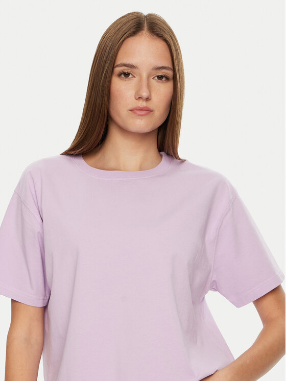 American Vintage American Vintage T-Shirt Fizvalley FIZ02AH24 Fioletowy Loose Fit