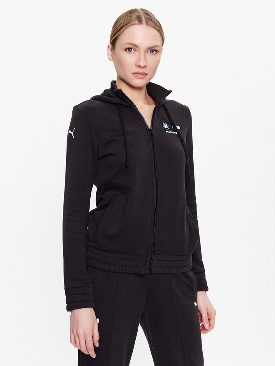 Puma BMW JACKET - Felpa con zip - black/nero 