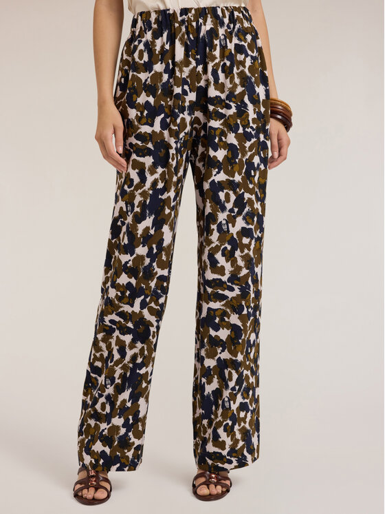 Motivi Motivi Pantaloni di tessuto P157W000809N0S1 Verde Over Fit