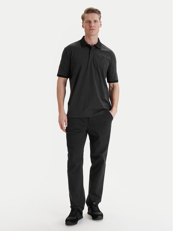 Beverly Hills Polo Club Beverly Hills Polo Club Polo marškinėliai W126-BHMPO-1028-48M Juoda Regular Fit