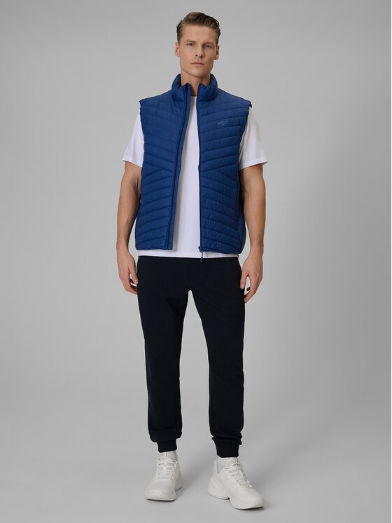 4F 4F Gilet 4FWSS26TVJAM345-31S Blu Regular Fit