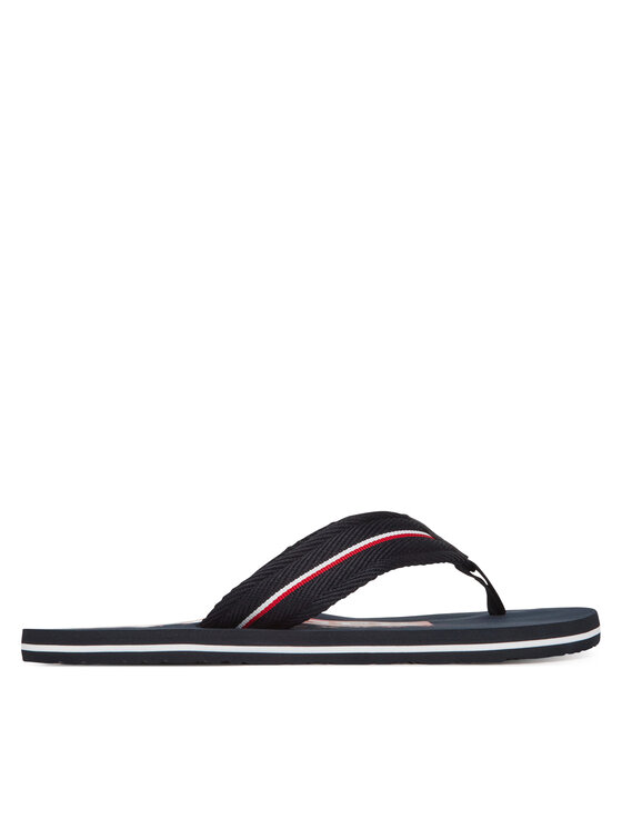 Tommy Hilfiger Tommy Hilfiger Japonki Corporate Hilfiger Beach FM0FM05436 Granatowy