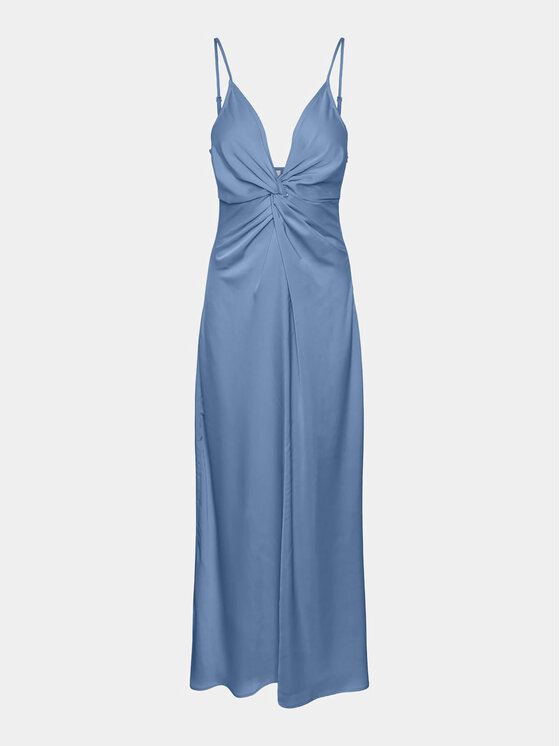 YAS YAS Večerní šaty Athena 26032472 Modrá Regular Fit