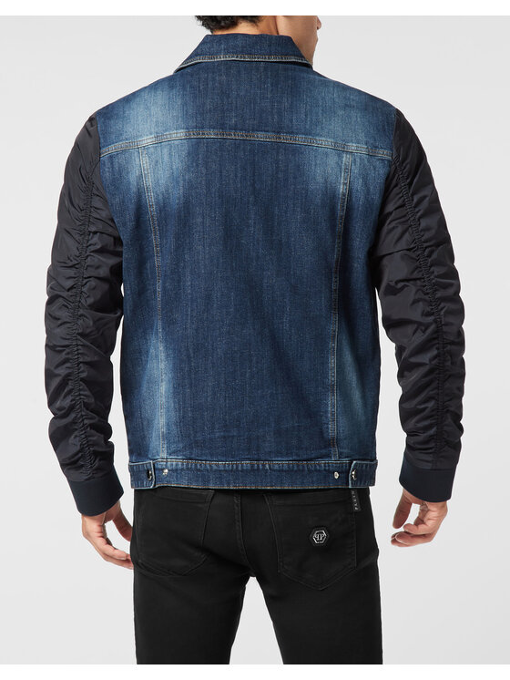 PHILIPP PLEIN PHILIPP PLEIN Kurtka jeansowa 27837 Kolorowy Regular Fit
