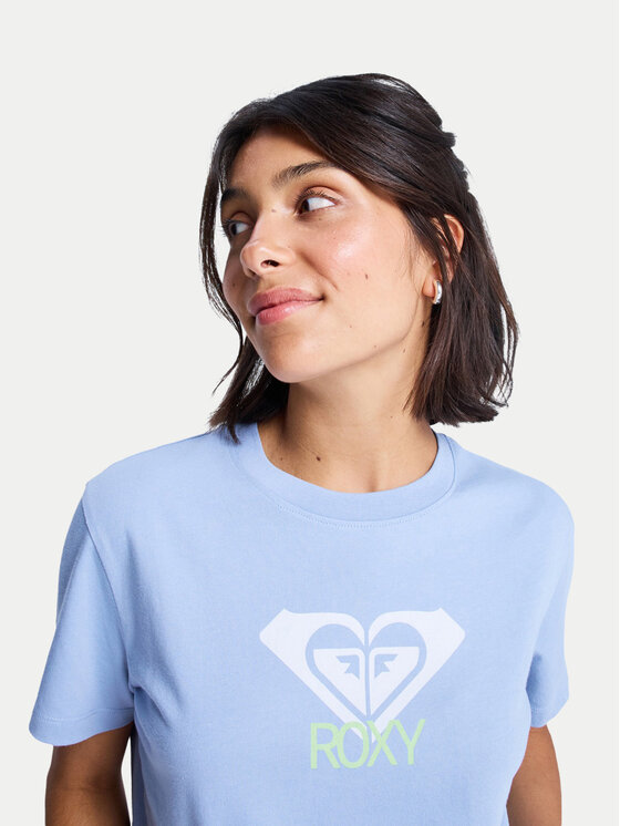 Roxy Roxy T-särk Ocean Road Art ERJZT06015 Sinine Regular Fit