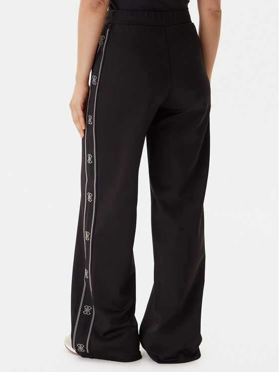 Guess Guess Pantaloni trening V5BB12 KCX22 Negru Wide Leg