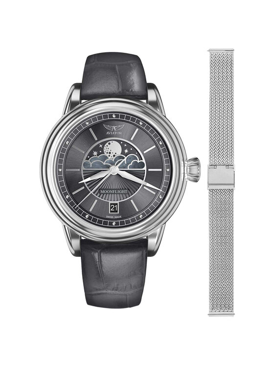 Aviator Aviator Orologio V.1.33.0.254.4-SET Argento