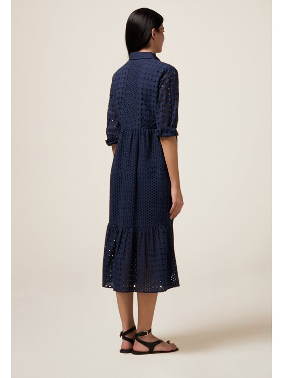 Oltre Oltre Vestito da giorno 7353R004875N034 Blu A-Line Fit