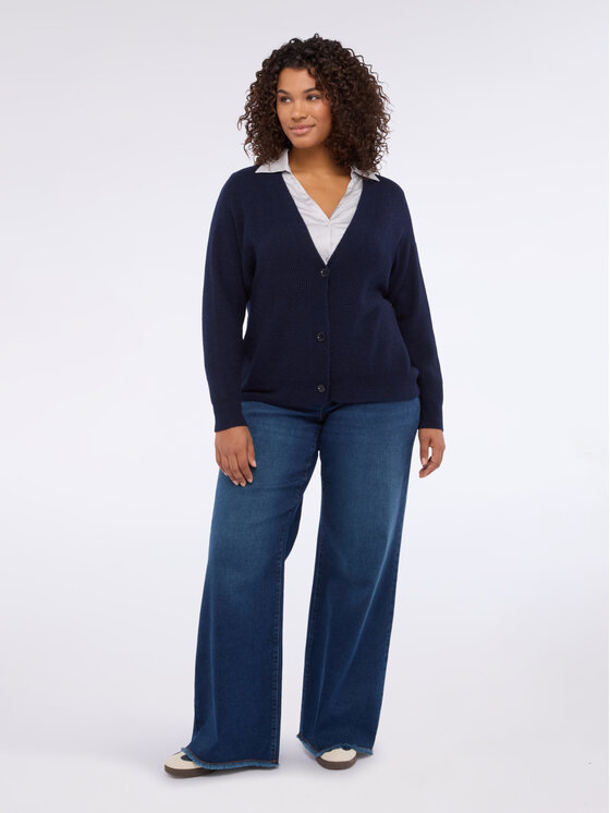 Fiorella Rubino Fiorella Rubino Cardigan M033E002019N034 Blu Regular Fit