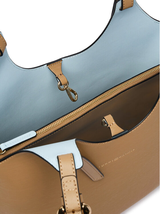 Tommy Hilfiger Tommy Hilfiger Käekott Th Modern Tote AW0AW18618 Pruun